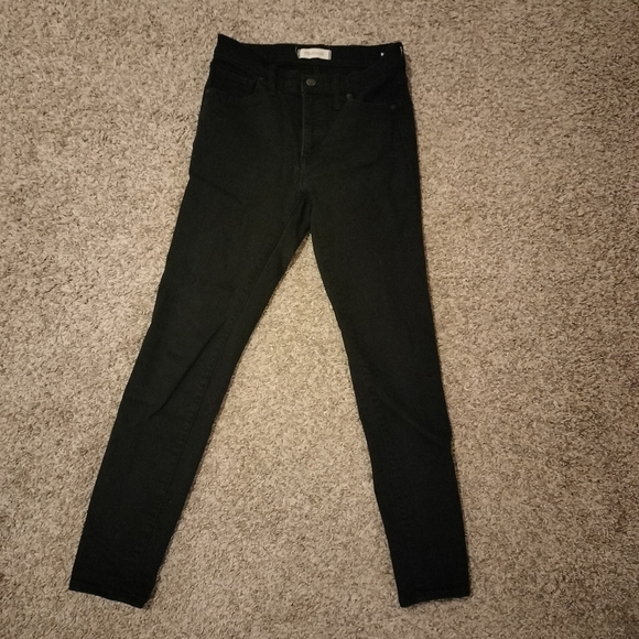 Madewell Denim - Madewell Women's Black 9" High-rise Skinny Jeans Size 27